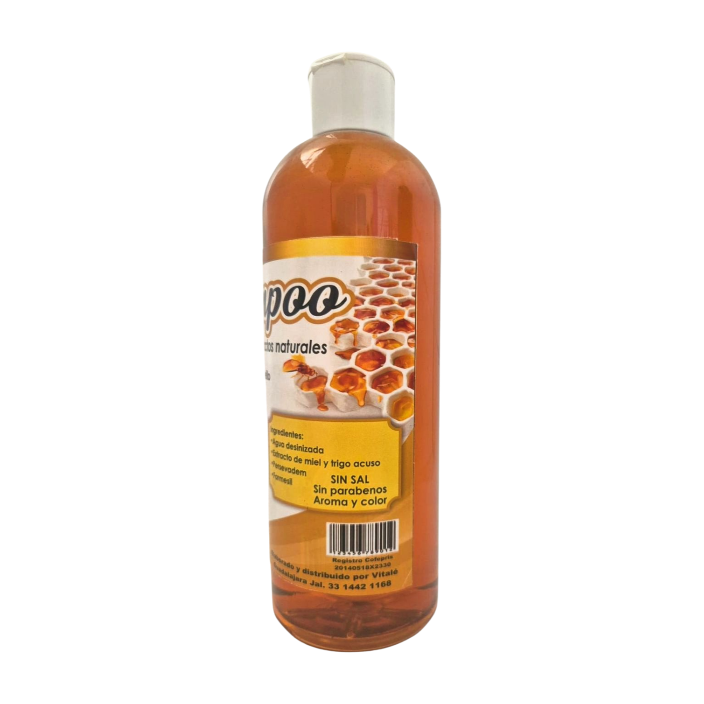Shampoo Orgánico de Miel