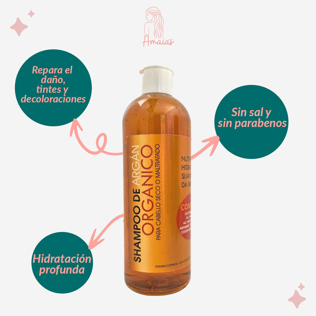 SHAMPOO DE ARGÁN ORGÁNICO