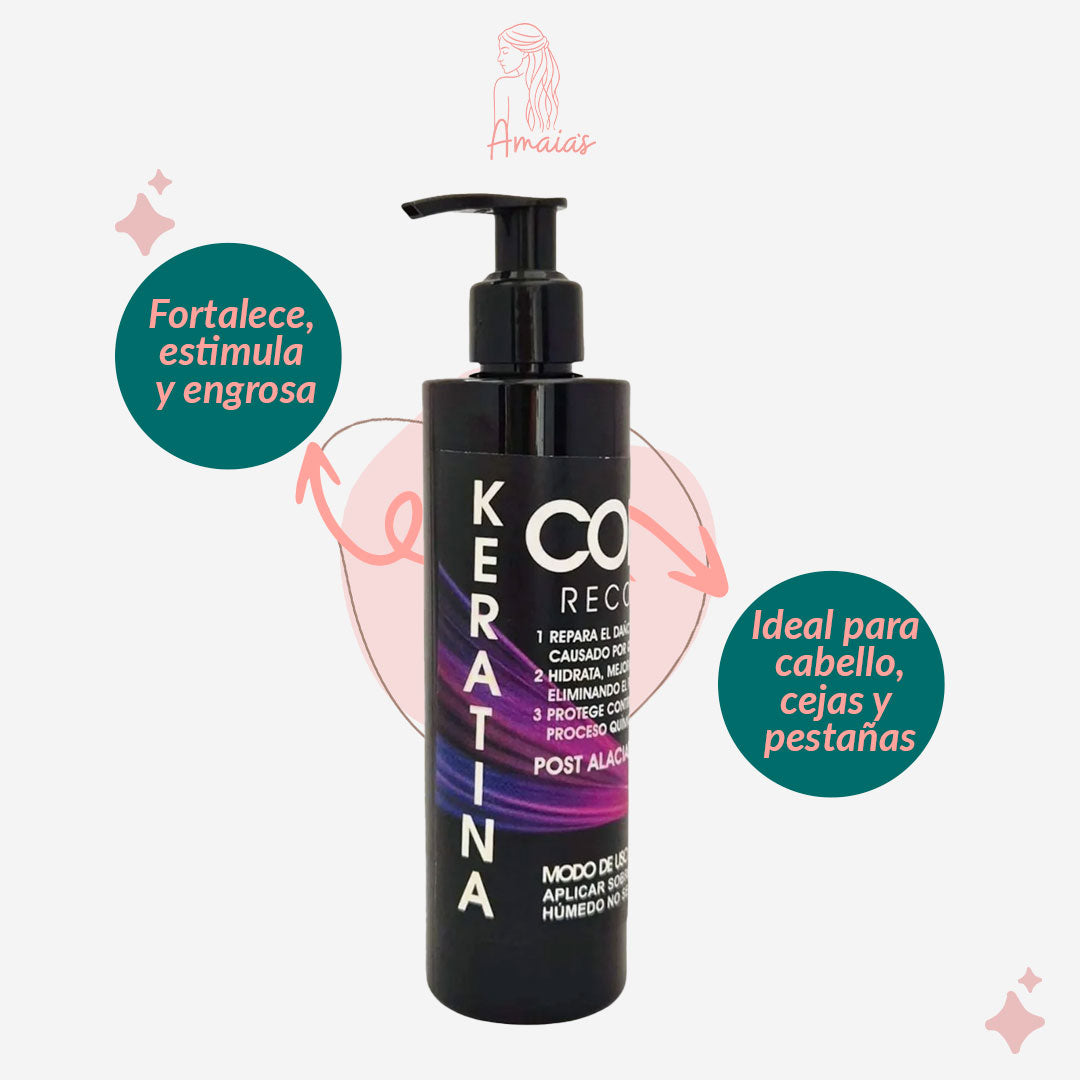KERATINA Y COLAGENO POST ALACIADOS  250ML