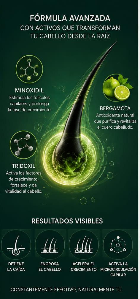 SHAMPOO MIINOXIDIL CON BERGAMOTA