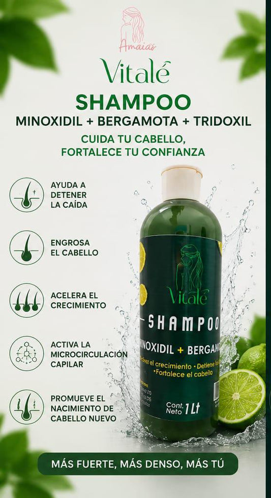 SHAMPOO MIINOXIDIL CON BERGAMOTA