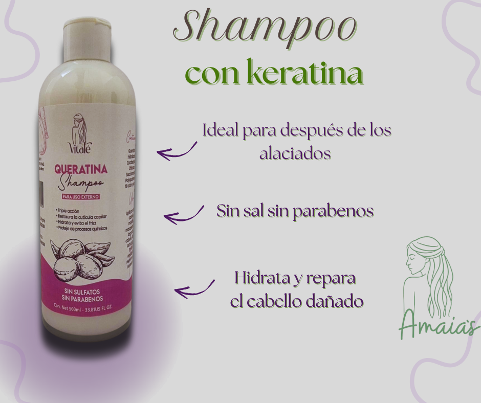 Shampoo con Keratina