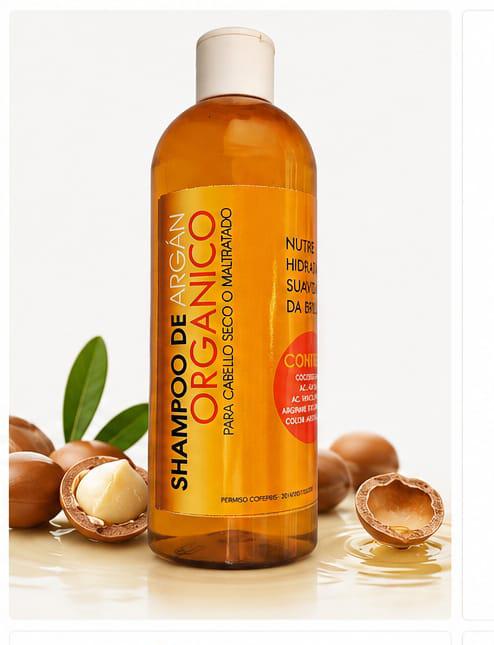 SHAMPOO DE ARGÁN  Y MACADAMIA ORGÁNICO