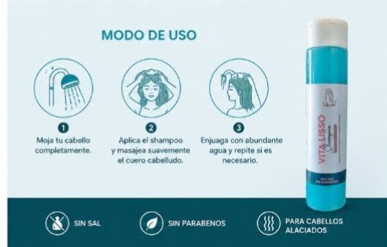 Shampoo Lisso Post-Alaciado   500 ml y 1 litro