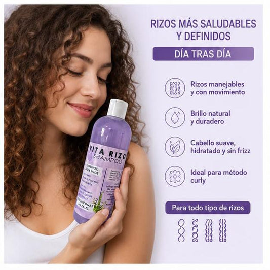 Shampoo&nbsp; de Rizos Definidos Semilla de Uva