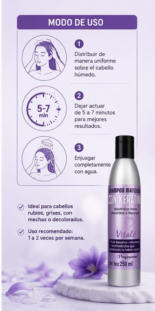 Shampoo Matizador 250ML